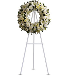 Serenity Wreath from Victor Mathis Florist in Louisville, KY